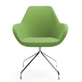 Otočná stolička FAN 10HS zelená - VÝPREDAJ
