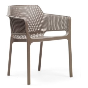 Chair NET grey-brown - SALE